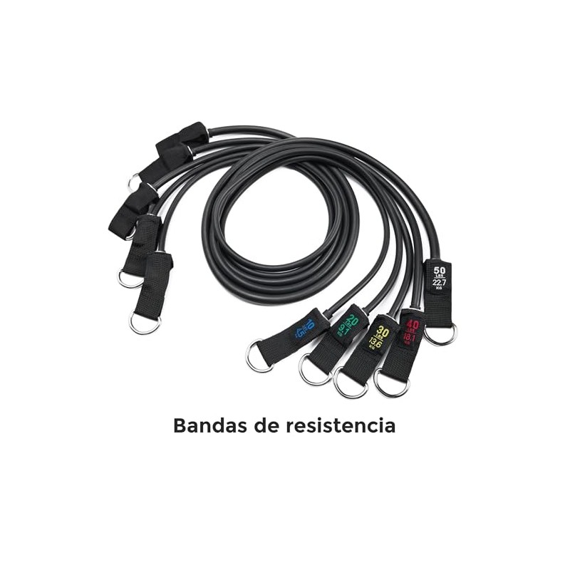 Sunny Health & Fitness Set de Bandas de Resistencia con
