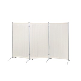 Proman Products Galaxy Indoor Room Divider (3-Panel), 102" W x 23" D x 71" H, Beige