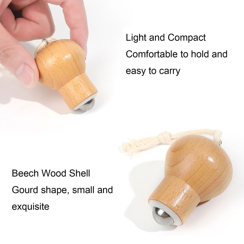 2PCS Facial Massage Roller with Lanyard Cold and Hot Use