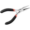 No Name Flat Pliers Half Round 125 mm with Ribbed
