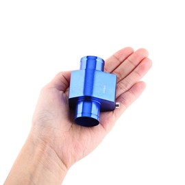 Car Temperature Switch Water Temperature Connection Pipe, Universal Metal Car Water Temperature Connection Pipe Hose Temperature Sensor Temperature Sensor Gauge Radiator Hose Adapter (34 mm)