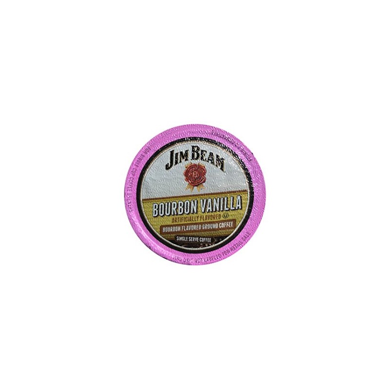 Jim Beam Bourbon Vanilla, 18 Count (Pack of 4)