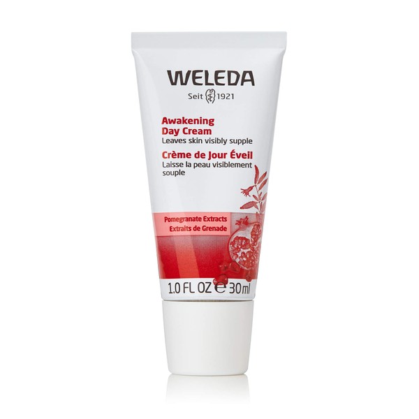 Weleda Awakening Day Face Cream, 1 Fluid Ounce, Plant Rich Moisturizer with Pomegranate Extract, Argan and Macadamia Oils