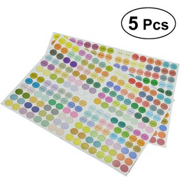 Frcolor Essential Oils Labels, 5 Sheets Multiple Bottle Cap Stickers