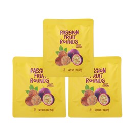 Passion Fruit Rounds Trader Jos, 2 oz - Pack of 3