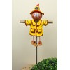 Midene Ceramic Garden Decoration - Yellow Scarecrow