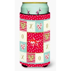 Caroline's Treasures CK5472TBC Comet Goldfish Love Tall Boy Hugger Cold-Beverage-koozies, Multicolor