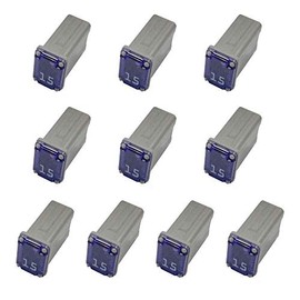 10 Flosser 608815 15 Amp Micro Cartridge Fuses - FMM MCASE Type