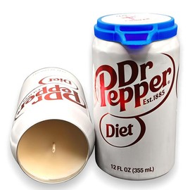 Diet Dr Pepper Can Candle - Size: 7.5 oz Can