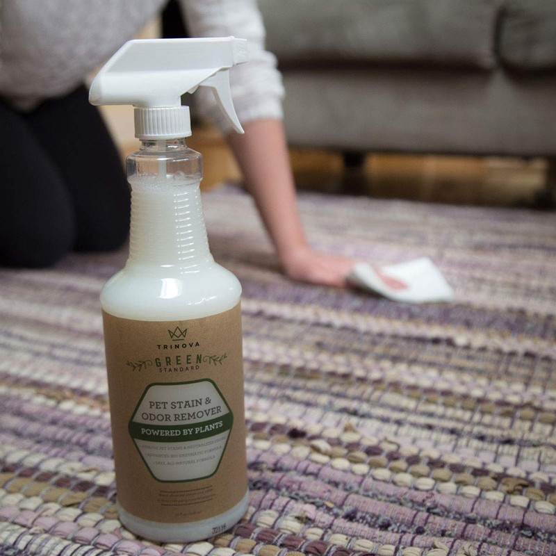 TriNova Pet Stain and Odor Remover Eliminator - Advanced Enzyme