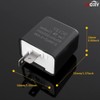 Gebildet 4 x Universal 12 V 2-Pin Flashing Relay, Car