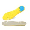LALAFINA 2pcs Breathable Damping Insoles for Men and Women Flat