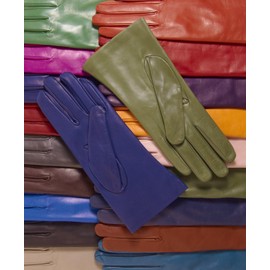 Fratelli Orsini Winter Gloves Isabella Brown For Women - Lambskin Leather Gloves With Cashmere Lining - Brown 9 - XXL