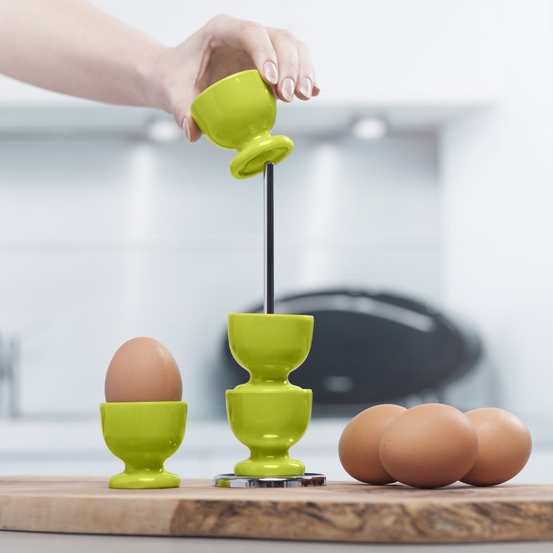 Zeal G277L Stack and Store Egg Cups/Holders, Set of 4