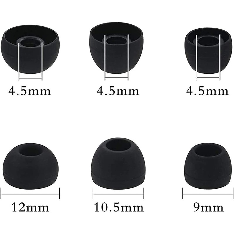 ALXCD Ear Tips Compatible with JBL Endurance Race Sport Earbuds,