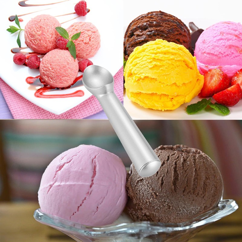 Ice Cream Scoop, 2Pcs High Quality Ice Cream Scoop, Practical