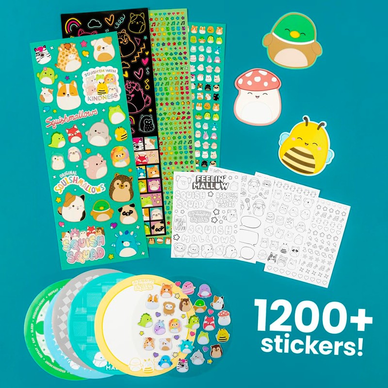 Fashion Angels Squishmallow Stationery Super Set, All About Squish (6+