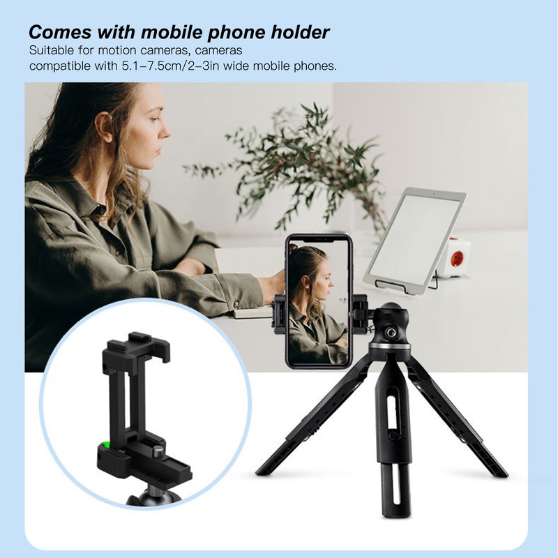 TELESIN Mobile Motion Camera Portable Tripod Selfie Stick 360° Live