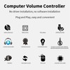 USB Volume Control, Stable Computer Volume Control Knob with One