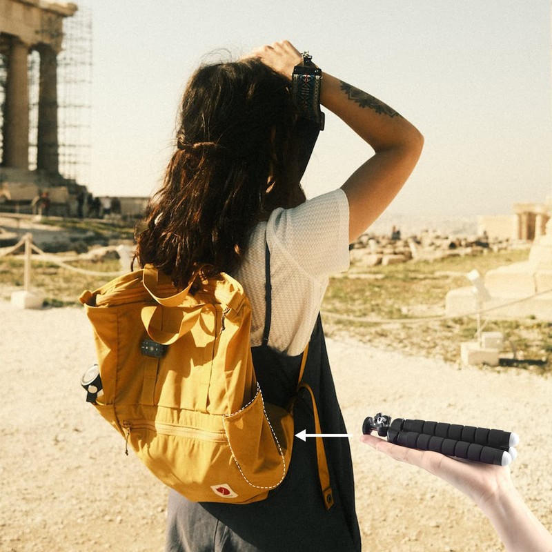 FAEFTY Smartphone Tripod Flexible Mini Portable with 1/4 Inch Screw,