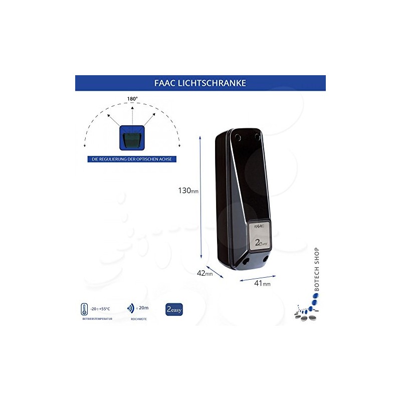 Light barrier FAAC XP 20B D (Bus2Easy)