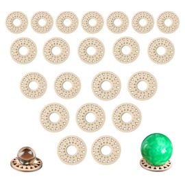 21 Pcs Sphere Stands for Display Crystal, 3 Size Wooden Mini Sphere Holder Wood Crystal Ball Stand for Sphere Wood Egg Ball Stone Rock Display for Home Decor Gemstone（7S+7M+7L）