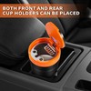 dieyyuca Portable Ashtray with LED Light Auto Cup Holder Ash