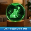 3D Laser Engraved Cat Crystal Ball – K9 Optical Crystal
