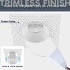 LUXRITE 3 Inch Trimless LED Recessed Lighting, 15W, 1100LM, 5CCT