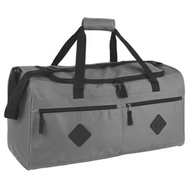 55 Liter Multi Pocket Duffle Bags for Men & Women for Traveling, The Gym, and as Sports Equipment Bag/Organizer (Grey)