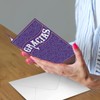 Designer Greetings Pensamientos Especiales, Spanish Thank You Cards, “GRACIAS” Purple