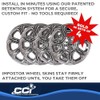 Coast To Coast International Chrome Impostor Wheel Skins, Set of