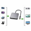ANDROSET Type C to Dual HDMI USB 3.0 PD Converter