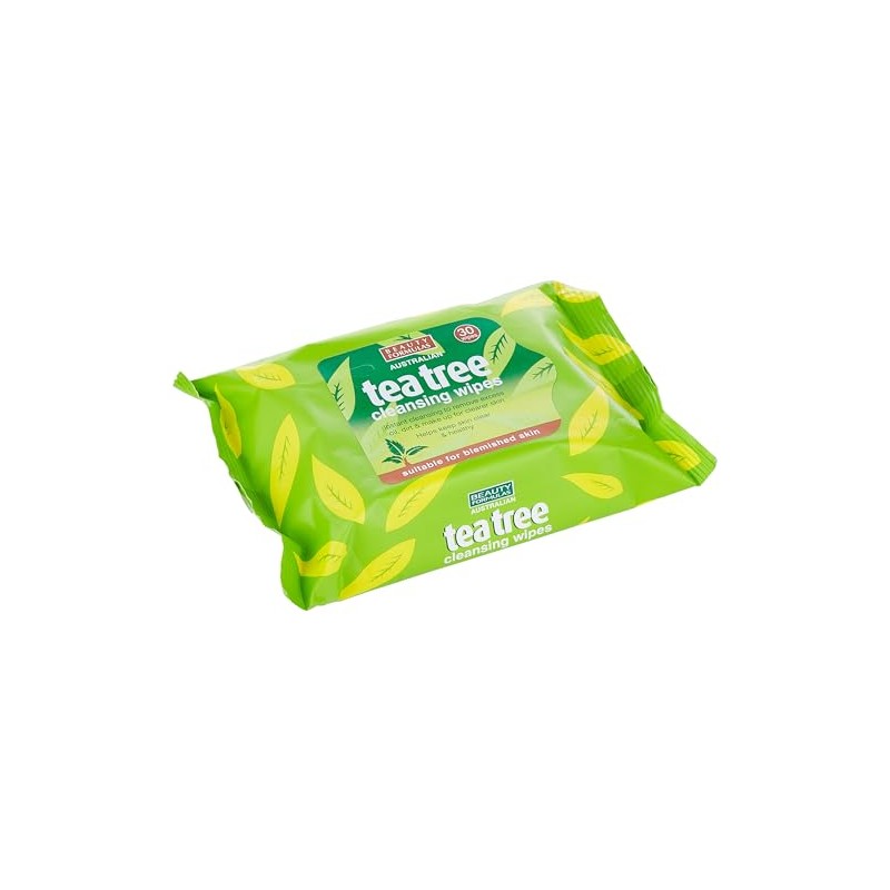 Beauty Formulas Australian Tea Tree Cleansing Wipes 30