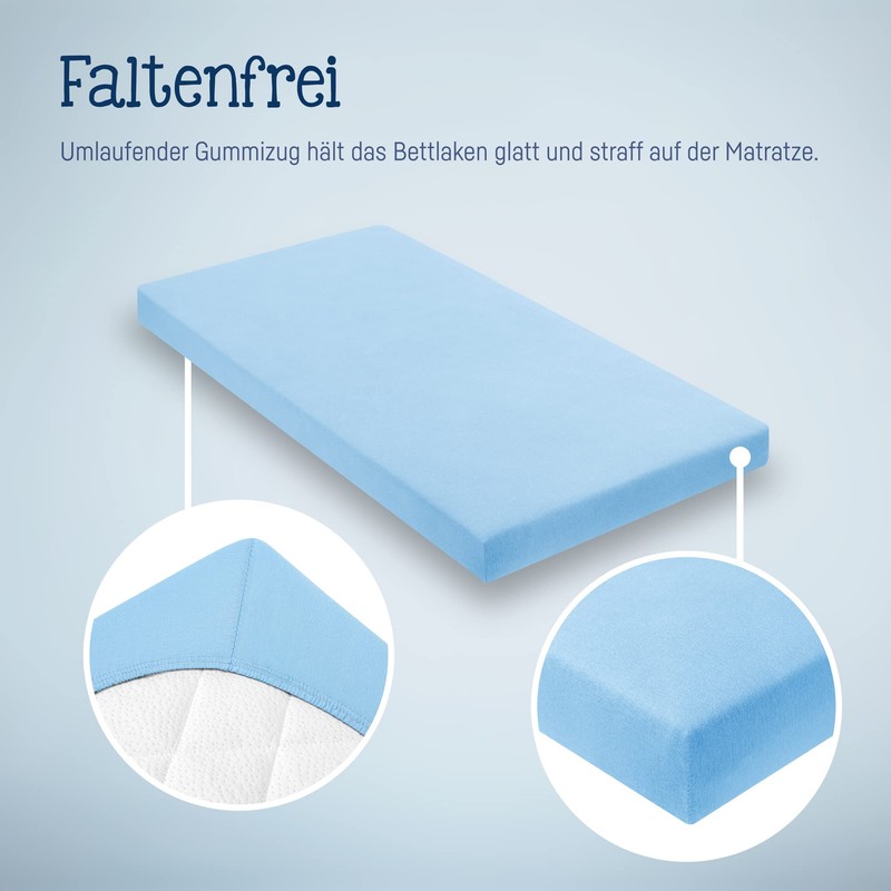 Julius Zöllner Fitted Sheet for Children’s Bed Single Pack