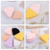 MAGICLULU Estuche Triangular para Esponjas de Maquillaje de Silicona Caja