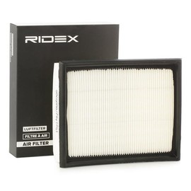 RIDEX 8A0037 Motor Air Filter Rectangular Filter Insert, Recirculation Filter