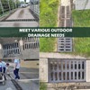 Cast Iron Drain Grate, 8 * 20in Heavy Duty Outdoor