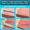Rectangle PVC Vinyl Table Top Cloth Cover Clear Plastic Table