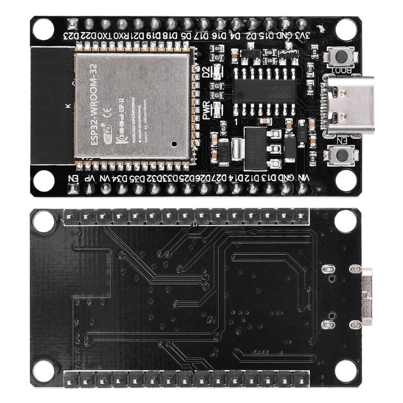 2 Sets ESP32S and Terminal Adapter, NodeMcu ESP32 Wroom 32