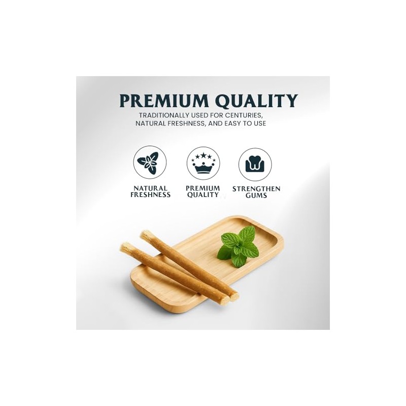Al Fatah Sewak Miswak (cepillo de dientes natural tradicional) (paquete