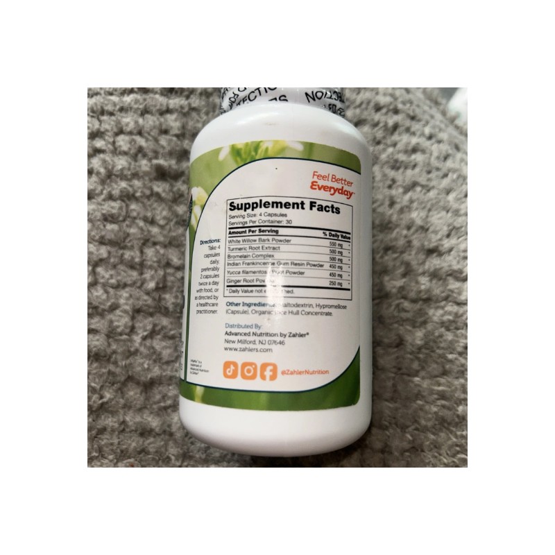 Inflame-X Inflame X Inflammatory Response & Pain Support, 120 Capsules