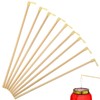 Tofficu 100pcs Paper Lantern Bamboo Pole, 28cm Lantern Stick Handle
