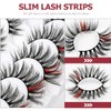 NOLITOY 3d False Eyelashes for Women Lash Extensions Fluffy Clusters