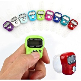Digital Finger Ring Tally Counter with 5-Digit LCD Display – Electronic Counting Clicker for Sports, Weaving, and Lap Counting – Lightweight Portable Tally Counter for Men & Women (4)