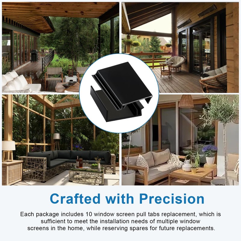 10 Pack Window Screen Pull Tabs, Window Screen Lift Tabs