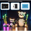 YEABRICKS LED Light for 31165 Creator 3-in-1 Wild Animals: Panda