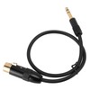 XLR to 6.35mm Cable Female to Male Gold Plated XLR