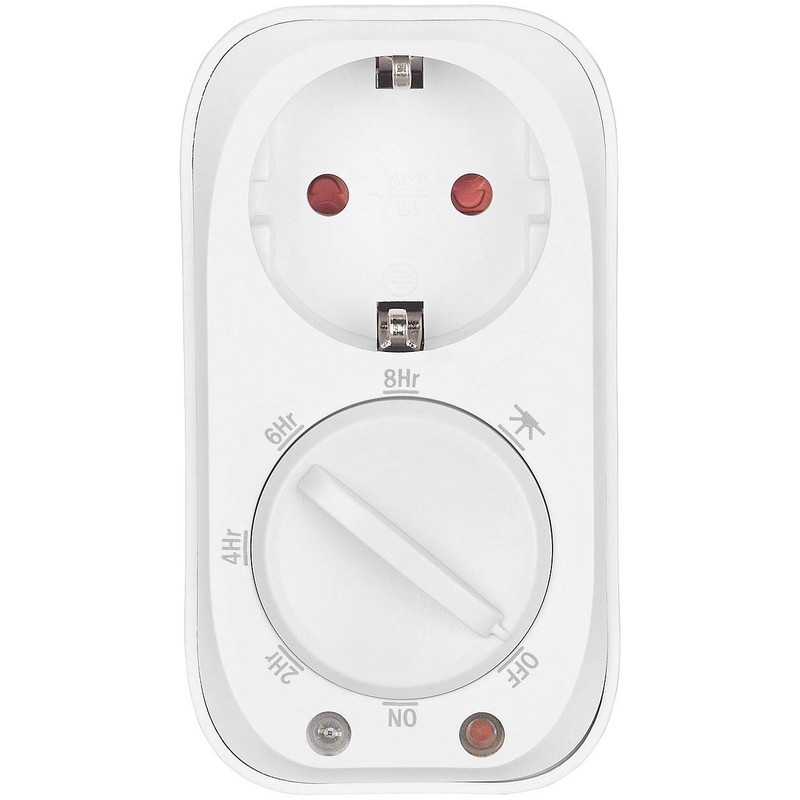 revolt Timer Socket: Timer Switch with Light Sensor Switch, 8-Hour