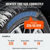 Happybuy Thickened Snow Tire Socks, Full Coverage Traction Covers for